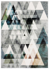 Safavieh Porcello 4'-0" x 6'-0" Rug in Grey / Blue