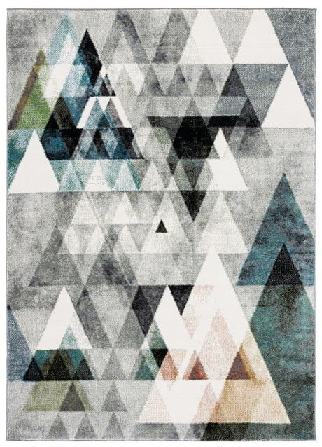 Safavieh Porcello 4'-0" x 6'-0" Rug in Grey / Blue