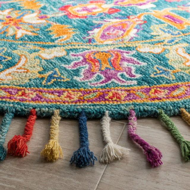 Safavieh Aspen 7'-0" x 7'-0" Rug in Turquoise / Purple
