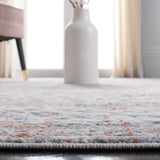 Safavieh Amelia 4'-5" x 6'-5" Rug in Grey / Rust