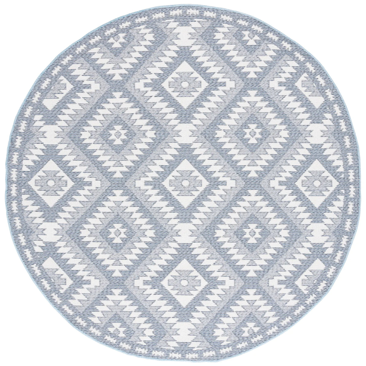 Safavieh Prairie 300 6'-7" x 6'-7" Rug in Blue / Grey
