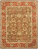 Safavieh Heritage 9'-6" x 13'-6" Rug in Beige / Rust