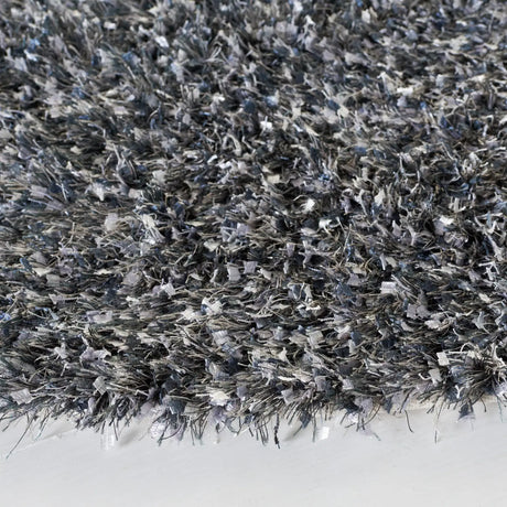 Safavieh Sg-Mls-Malibu Shag 7'-0" x 7'-0" Rug in Charcoal