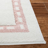 Safavieh Carousel Kids 100 4'-0" x 6'-0" Rug in Ivory / Pink