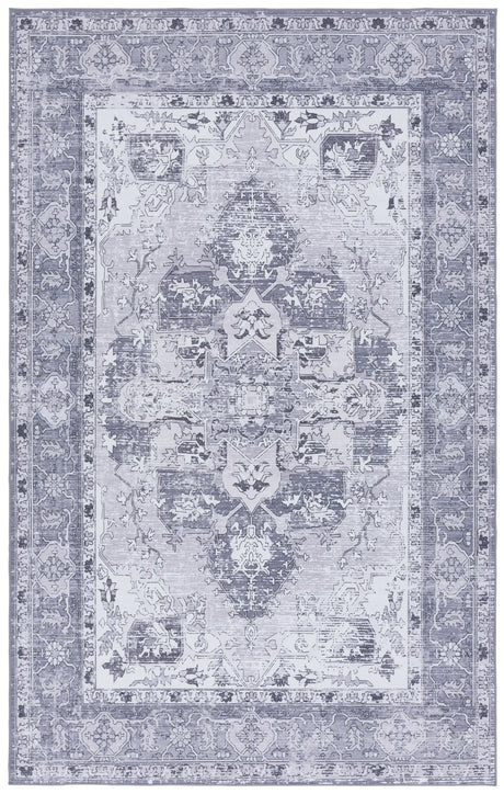 Safavieh Tucson 4'-0" x 6'-0" Rug in Dark Grey / Light Grey