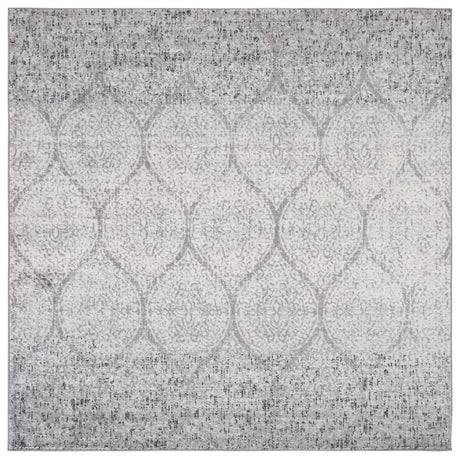 Safavieh Madison 6'-7" x 6'-7" Rug in Grey / Ivory