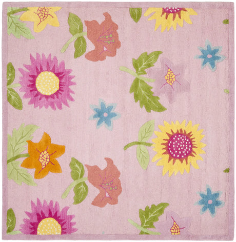 Safavieh Safavieh Kids 7'-0" x 7'-0" Rug in Pink / Pink