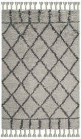 Safavieh Casablanca 4'-0" x 6'-0" Rug in Grey / Dark Grey