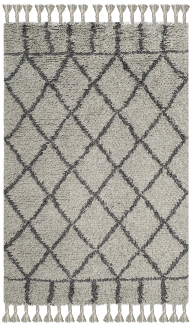 Safavieh Casablanca 4'-0" x 6'-0" Rug in Grey / Dark Grey