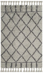 Safavieh Casablanca 4'-0" x 6'-0" Rug in Grey / Dark Grey