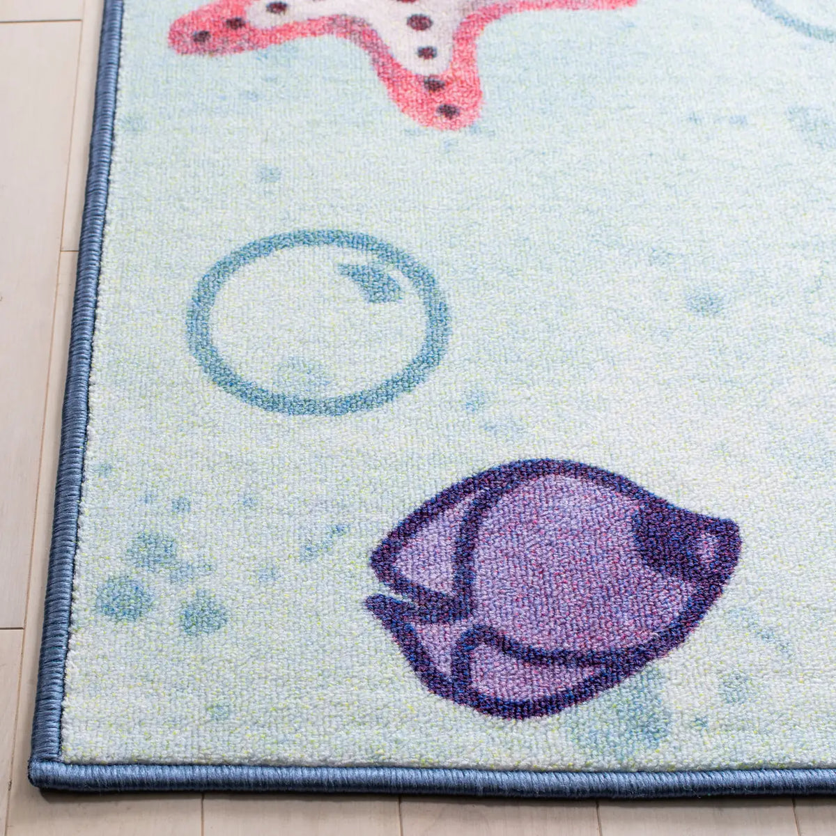 Safavieh Kids Playhouse 200 5'-5" x 7'-7" Rug in Blue / Grey