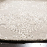 Safavieh Glamour 6'-0" x 6'-0" Rug in Silver / Ivory