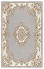 Safavieh Aubusson 4'-0" x 6'-0" Rug in Grey / Ivory