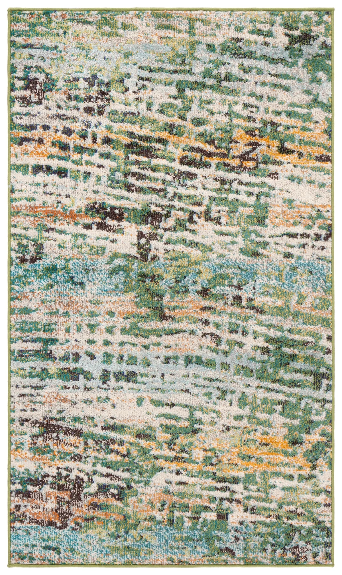 Safavieh Madison 3'-0" x 5'-0" Rug in Green / Rust