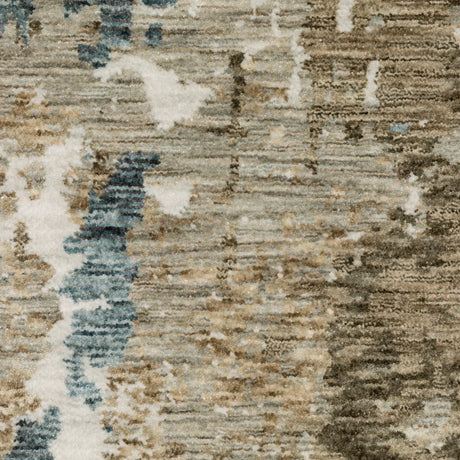 Oriental Weavers Sphinx ECHO ECH11 Beige Abstract Rugs - room scene 2