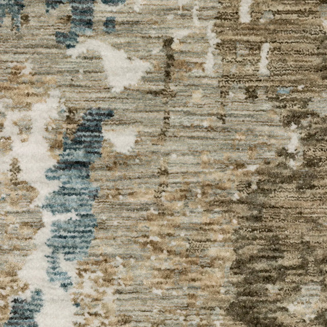 Oriental Weavers Sphinx ECHO ECH11 Beige Abstract Rugs - room scene 2
