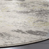 Safavieh Watercolor 6'-7" x 6'-7" Rug in Ivory / Grey