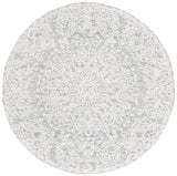Safavieh Ebony 6'-0" x 6'-0" Rug in Grey / Ivory
