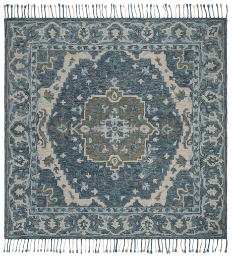 Safavieh Aspen 7'-0" x 7'-0" Rug in Dark Blue / Grey