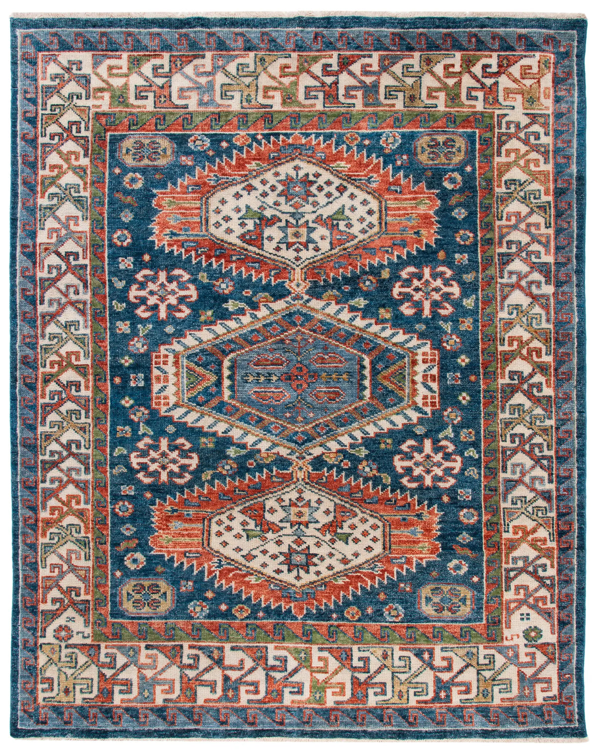 Safavieh Samarkand 10'-0" x 14'-0" Rug in Blue / Beige