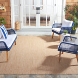 Safavieh Courtyard 10'-0" x 14'-0" Rug in Natural / Cream