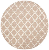 Safavieh Montauk 6'-0" x 6'-0" Rug in Beige / Ivory