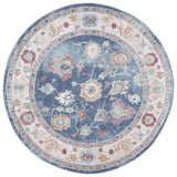 Safavieh Phoenix 500 6'-7" x 6'-7" Rug in Navy / Ivory