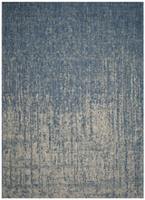 Safavieh Courtyard 6'-7" x 9'-6" Rug in Navy / Grey