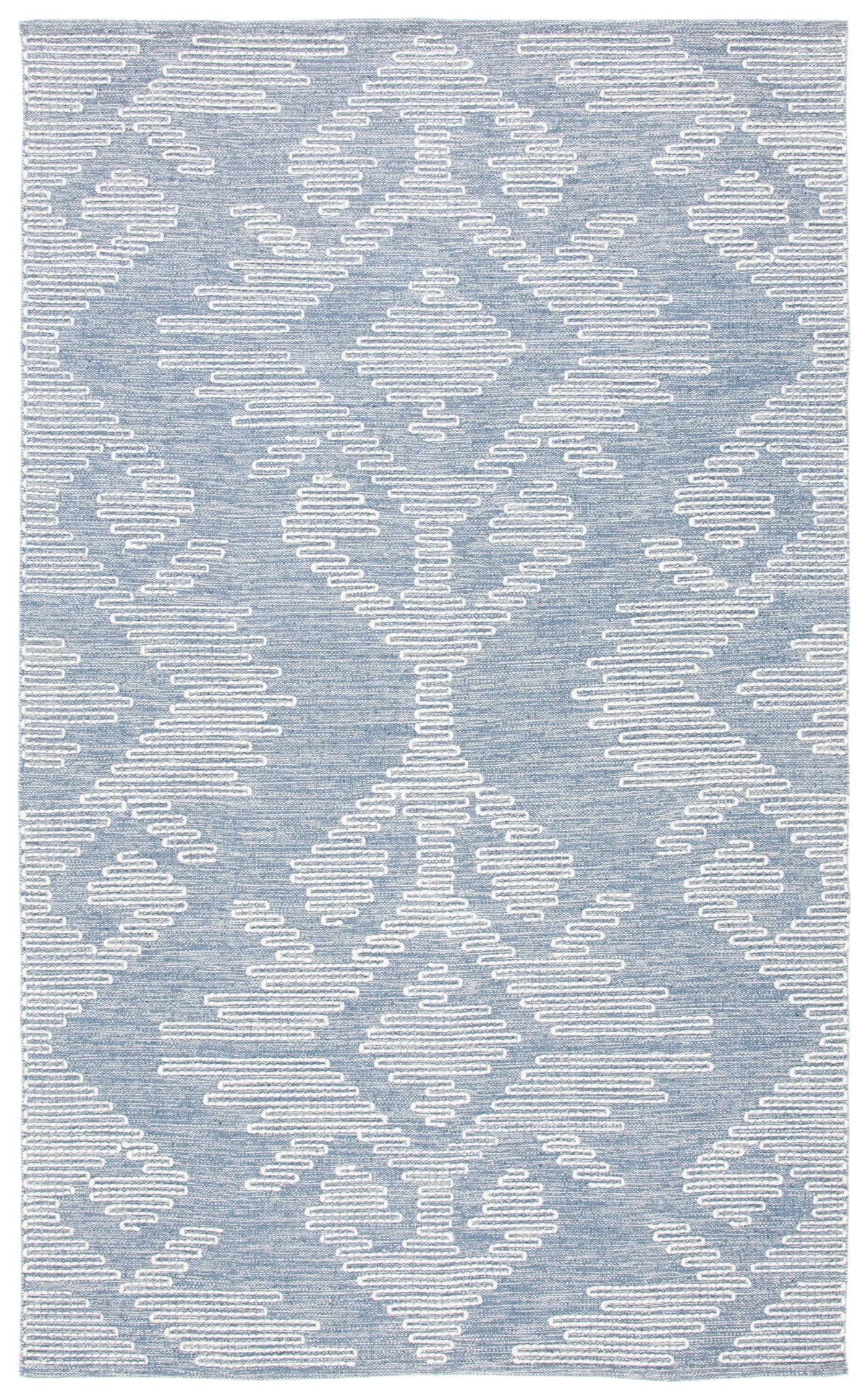Safavieh Kilim 4'-0" x 6'-0" Rug in Blue / Ivory