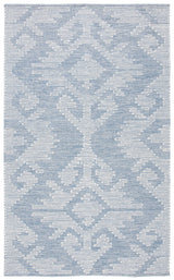 Safavieh Kilim 4'-0" x 6'-0" Rug in Blue / Ivory