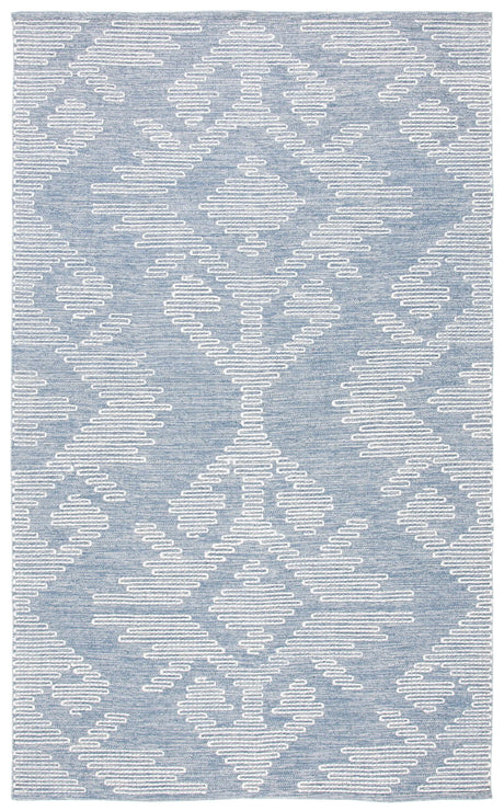 Safavieh Kilim 4'-0" x 6'-0" Rug in Blue / Ivory