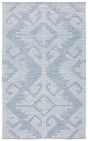 Safavieh Kilim 4'-0" x 6'-0" Rug in Blue / Ivory