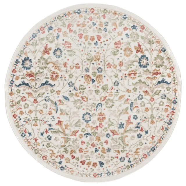 Safavieh Cameron 6'-7" x 6'-7" Rug in Ivory / Multi