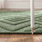 Nourison Versatile Nrv01 Green Rug