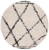 Safavieh Manhattan 6'-0" x 6'-0" Rug in Ivory / Black