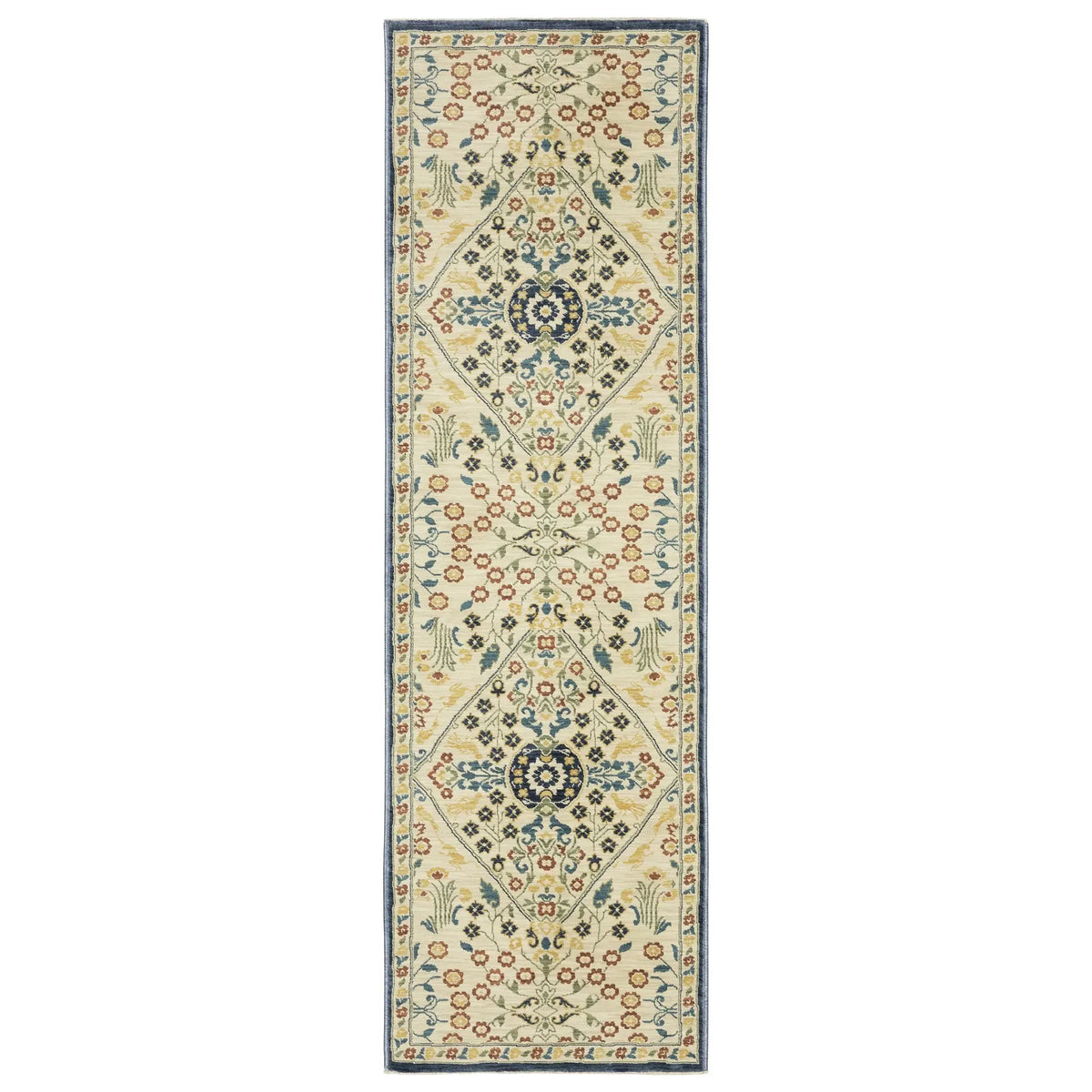 Oriental Weavers Sphinx Francesca Fr06B Ivory/ Multi Rug - runner