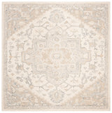 Safavieh Micro-Loop 5'-0" x 5'-0" Rug in Ivory / Beige