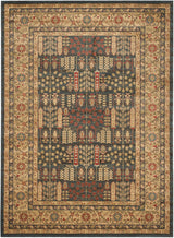 Safavieh Mahal 10'-0" x 14'-0" Rug in Navy / Natural