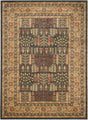 Safavieh Mahal 10'-0" x 14'-0" Rug in Navy / Natural