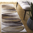 Safavieh Hollywood 2'-3" x 8'-0" Rug in Brown / Grey