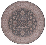 Safavieh Tucson 6'-0" x 6'-0" Rug in Dark Grey / Beige