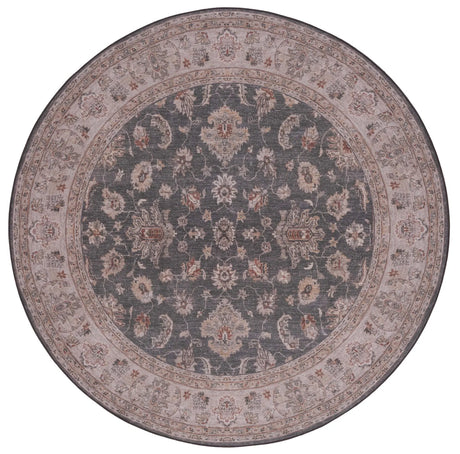 Safavieh Tucson 6'-0" x 6'-0" Rug in Dark Grey / Beige