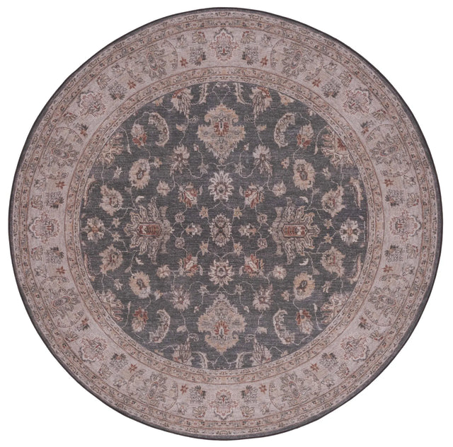 Safavieh Tucson 6'-0" x 6'-0" Rug in Dark Grey / Beige
