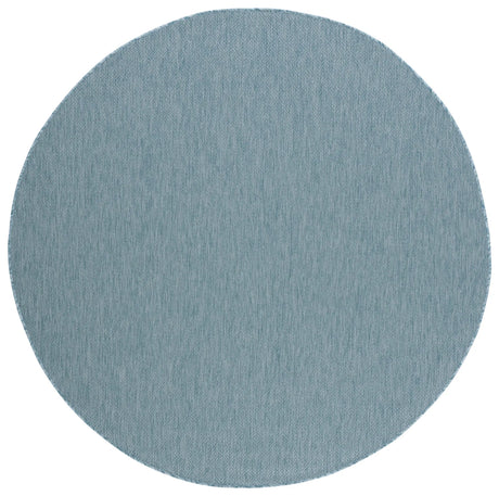 Safavieh Courtyard 5'-3" x 5'-3" Rug in Aqua / Aqua