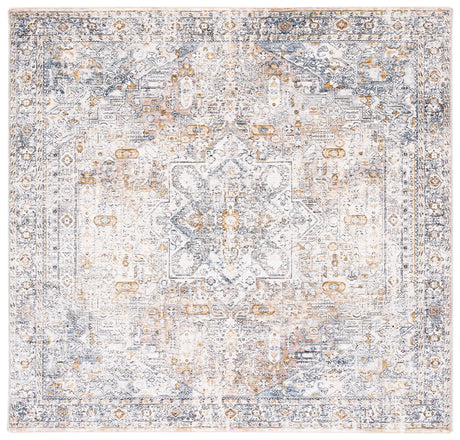 Safavieh Moondust 600 6'-0" x 6'-0" Rug in Ivory / Blue
