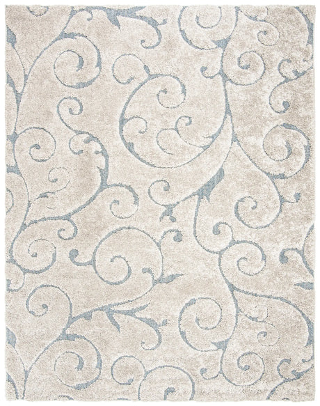 Safavieh Florida Shag 9'-6" x 13'-0" Rug in Beige / Blue Grey
