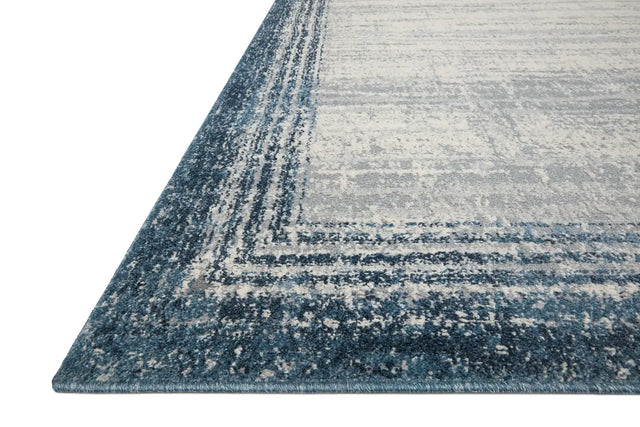 Loloi Austen Aus-02 Pebble/Blue Rugs - rug corner