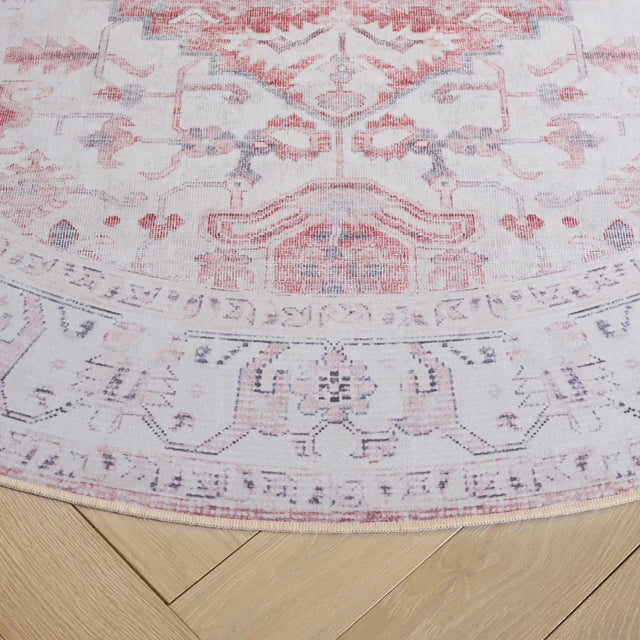 Safavieh Tucson 6'-0" x 6'-0" Rug in Beige / Rust
