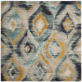 Safavieh Monaco 6'-7" x 6'-7" Rug in Blue / Multi