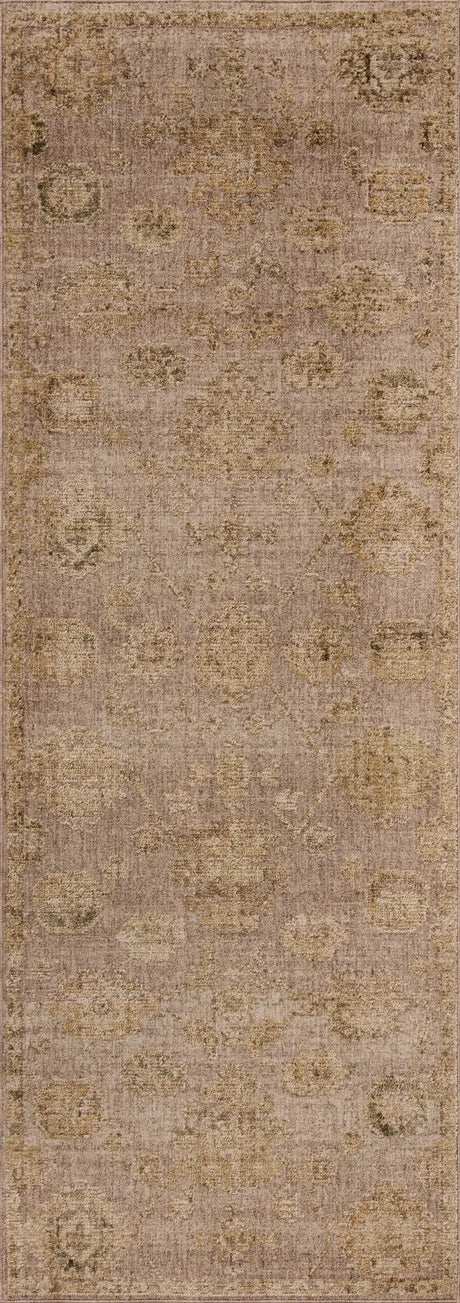 Loloi Willa WIA-10 Stone / Multi Power Loomed Rug - runner flat